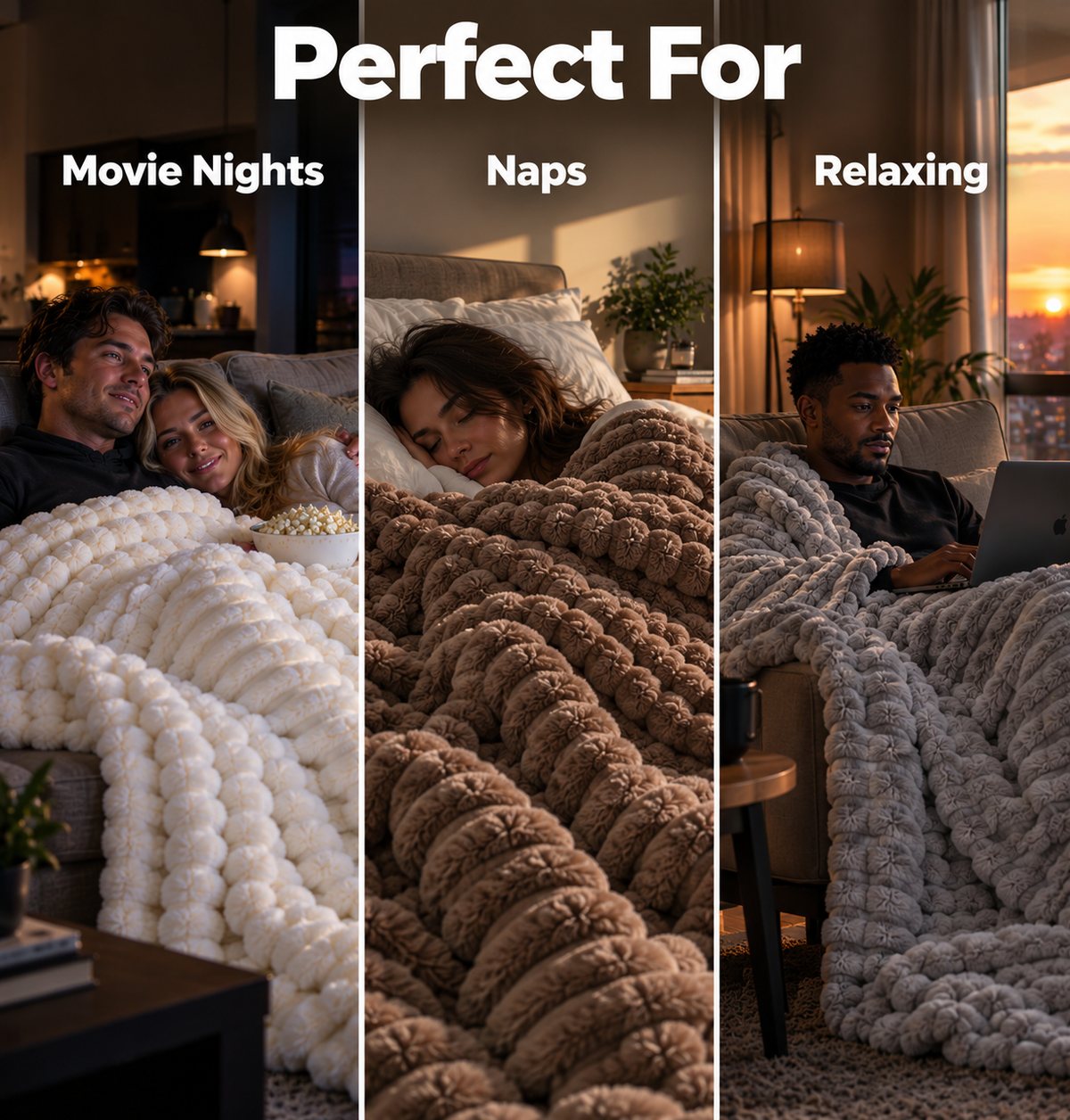 Cevora™ Oversized Plush Blanket