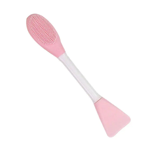 Colorful Double-Headed Silicone Facial Brush Soft Bristles Mud Mask Mixing Applicator Safe Hygiene Skin Care Tool
